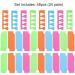 48pcs Sponge Toe Separators Pedicure Set | Premium Nail Art Tool Kit in 4 Fun Colors for Perfect Polishing - Shop Now - Buy Online on SooperMarket.com