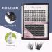MilyBest DIY Lash Extension Kit: 156Pcs Individual Lash Extensions for Easy At-Home Application - Reusable Soft False Eyelashes for Natural Look - Faux Mink Cluster Lashes (MIX-10-16mm) - Buy Online on SooperMarket.com