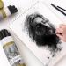 LOONENG Willow Charcoal Sticks - Pack of 25, Ideal for Sketching and Drawing - 7-9mm Diameter, Natural Charcoal for Artists, Beginners, and Students - Buy Online on SooperMarket.com