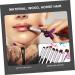 MUSISALY 7pcs Eye Makeup Brushes Halloween Hair Bows for Women Portable Eyeliner Brush Makeup Bag Black Wood - Buy Online on SooperMarket.com