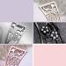 Mtozon Stainless Steel Bracelet for fitbit Sense/Versa 3 - Women's Rose Gold Bling Wristband - Buy Online on SooperMarket.com
