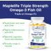 MapleLife - Triple-Strength - Omega-3 Fish Oil - Brain + Heart Health - Essential Fatty Acids - DHA EPA - Fish Oil Softgel 2000 Mg - 300 softgels - Buy Online on SooperMarket.com