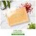 Luxurious Sandalwood & Saffron Bathing Bar Soap | 100% Organic Sulphate & Paraben-Free | Gentle Cleansing | International Shipping Available - Buy Online on SooperMarket.com