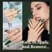 Modelones Blue Green Gel Nail Polish - 6 Colors Misty Gray Dark Green Glitter Gel Polish Kit Sage Green Baby Blue Nail Gel Polish Soak Off UV Gel Nail Lamp Gel Nail Kit DIY Home Nails Manicure Gifts - Buy Online on SooperMarket.com