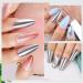 Makartt Painting Gel Nail Polish UV: Silver Chrome Mirror Metallic Effect for Nail Art - Buy Online on SooperMarket.com