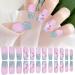 Acrylic Press On Nails False Nails Square Fake Nails with Glue Reusable Cute Press On Nails Gradient Flower Fake Nails with Designs Full Cover Medium Coffin - Buy Online on SooperMarket.com