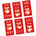 6 Pieces Chinese New Year Red Envelopes Lucky Money Envelope 2024 Dragon Hongbao Hong Bao for Spring Festival Birthday A Style A - Buy Online on SooperMarket.com