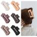 12 Pcs Rectangle Hair Clips Set for Women and Girls - Includes 6 Large Claw Clips for Thick Hair and 6 Small Claw Clips for Thin Hair - Buy Online on SooperMarket.com