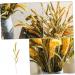 DECHOUS Simulated Ears of Corn Dry Flowers for Decoration Wheat Sheave Bundle Flower Fake Wheat Stalks Decoration for Home Decor for Home Artificial Plants Faux Plant Straw Manual Pu Golden 12X75CM - Buy Online on SooperMarket.com