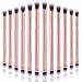 12 Pcs Eyeshadow Smudge Brush 2 in 1 Eyeshadow Brush Double Ended Concealer Brush Under Eye Small Soft Firm Pointed Foundation Makeup Applicator for Blending Eye Shadow Liner