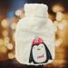 Soft Plush Penguin Hot Water Bottle - Cute Animal Embroidery - 0.85L 28x18 cm - Perfect for Comfort & Warmth - International Shipping - Buy Online on SooperMarket.com