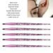 5pcs Lip & Eye Makeup Brush Set - Glitter Long Handle Professional Lip Brush Soft Hair Applicators for Lipstick & Eyeshadow - Buy Online on SooperMarket.com