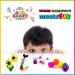 WAU Craft Pom Pom Balls - 100pcs 1.5 inch Multicolored Large Pompoms for DIY Crafts - Reusable Zipper Bag Included - Buy Online on SooperMarket.com