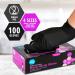 Medpride Black Nitrile Exam Gloves, Large, 100 Count Pack | Latex/Powder-Free, Non-Sterile Exam Gloves - Buy Online on SooperMarket.com