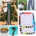 EXCEART Weaving Shuttle and 100Pcs Tablet Weaving Cards - DIY Weaving Supplies for Loom and Inkle Loom | Paper Business Cards for Weaving Accessories - Buy Online on SooperMarket.com