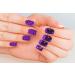 Townley Girl 96 Pcs Stick on Nails Set | Glitter-Glamup & Metallic Press- On Nail Sets for Girls | Self-Adhesive Artificial Nails Pink - Buy Online on SooperMarket.com