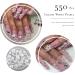 YAEISM 550Pcs Creamy White Pearl 3D Nail Charms - Assorted Shapes for Nail Art and Jewelry DIY - Buy Online on SooperMarket.com