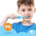 NBGRLVS Kids Sonic Electric Toothbrush | 2 Modes with Memory | 2 Min Timer | IPX7 Waterproof | Rechargeable Kids Toothbrush for Age 3+ | Blue - Buy Online on SooperMarket.com