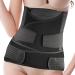 TIRAIN 3 in 1 Postpartum Belly Band women belly belt c section recovery belt Postnatal Girdle Post Pregnancy Waist/Pelvis belt (XL Black) XL Black