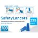 GlucoRx 23g/2.2mm Safety Lancets Total 100 - VAT Relief Eligible in the UK - Buy Online on SooperMarket.com