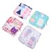 Menstrual Pad Bag 4pcs Napkin Storage Bag Pad Holder Zip Lock Organizer Pouch Holder Zipper Travel Set for Women Menstrual Pad Bag Cotton Portable Storage Bag Women Purse