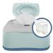 GOGO PURE Baby Wipe Warmer, Dispenser, Holder and Case with Bonus 30 Breastmilk Storage Bags - Warmer with Easy Press On/Off Switch, Great Combination, Great Baby Gift (Blue/Grey)