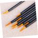 PLAFOPE 100pcs Point Eyeliner Makeup Gloss Brush Cosmetic Disposable Applicator Wands Tool Lip Fine - Buy Online on SooperMarket.com
