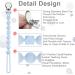 Kowlone Dummy Clips Boys Girls Silicone Soother Pacifier Chain Flexible Binky Holder Set with Texture for Teething Baby Unisex Newborn Dummies 1-Piece Design(Pastel Blue Glacier Grey) A: Pastel Blue Glacier Grey - Buy Online on SooperMarket.com