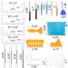 33pcs Vinyl Weeding Tools & T-Shirt Ruler Guide Set for DIY Heat Transfer Printing - Craft Tools for Silhouettes, Scrapbooking, Cutting & Splicing - Buy Online on SooperMarket.com