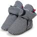 EDOTON Unisex Newborn Winter Boots - Warm Stripe Booties for 0-6 Months - Non-Slip Sole & Adjustable Socks - Black Stripe - Buy Online on SooperMarket.com