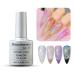 Universal Rainbow Cat Eye Gel Nail Polish Glitter Holographic Gel Polish Colourful Laser Sparkle Shiny Nail Polish Long Lasting Soak-Off Gel Magnetic Nail Polish (Rainbow)