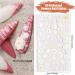 Embossed Self-Adhesive Nail Stickers - AIBEE 5D Butterfly Flower Decals (3 Sheets) - DIY Nail Decoration for Girls Women - Black/White - Buy Online on SooperMarket.com