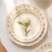 Serving Plates Ceramic Vintage Rose Dinner Plate Kitchen Tableware Salad Plate Steak Plate Fruit Deep Dish Dinner Plate Large Dinner Plate for Kitchen Hotel Restaurant for Appetizer Dinner and Desse - Buy Online on SooperMarket.com