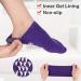 Moisturizing Gel Heel Spa Socks for Soft, Smooth Feet - Infused with Essential Oils - (Blue & Purple) - Women & Men - Buy Online on SooperMarket.com