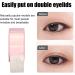 360pcs Lace Eyelid Lifter Tape Invisible Fiber Double Eyelid Tape Stickers Roll Lace Mesh S Shape Water Adhesive Eyelid Stickers for Droopy Uneven (with Fork Rods and Tweezers) - Buy Online on SooperMarket.com