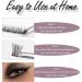 DIY Individual Cluster Lash Extension Kit with Bond and Seal Remover Tweezers | 204 Pcs 10-16mm Natural Light C/D Curl False Eyelashes | Beginner at Home - OP01+OP17 - Buy Online on SooperMarket.com