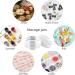 AMANMAN 100 pcs Empty 3ml Cream Doses - Travel-Friendly Screw Cap Containers for Cosmetics Lip Balm and Cream Samples - Buy Online on SooperMarket.com