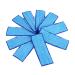Replacement Washable Pad 10 Pcs Paste Cleaning Cloth Replacement Washable Wet Dry Mopping Pads for Jet 240/241 for Hardwood(Blue)