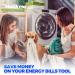 Holikme 60 Feet Dryer Vent Cleaner Kit | Lint Remover Brush & Drill Attachment - Flexible Extends to 60ft 2 Synthetic Brush Heads - Ideal for Home Use - Buy Online on SooperMarket.com