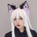 Wontool Animal Ears Headband - Cosplay Animal Ear Headband for Women Plush Cosplay Decoration for School Plays Theater Costumes Stage Shows and Dances Purple - Buy Online on SooperMarket.com