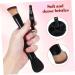 Travel Makeup Brushes | 4-in-1 Double Sided Cosmetics Brush for Foundation & More | Compact Makeup Applicators for International Shipping - Buy Online on SooperMarket.com