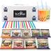 The Ultimate DIY Bubble Tea Kit 6 Flavors of Boba Bubble Tea Drink, 36 Drinks, Taro, Lychee, Coconut, Mango, Milk Tea, Thai Tea Bubble Tea Straws Authentic Bubble Tea Boba Tea Kit Asmr Food