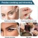 2Pcs Facial Hair Scissors for Men Women Nose Scissors with Leather case Tip Scissors for Mustache Nose Beard Eyebrows Eyelashes and Ear Hair Cutting Scissors (Silver) - Buy Online on SooperMarket.com