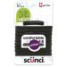 Scunci Large No Slip Elastics  Black  10 Count (Pack of 1)