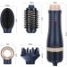 PARWIN PRO BEAUTY 4 in 1 Hairdryer Hot Air Brush Set - 1000 Watts Blue | Drying, Smoothing, Volume, Styling Ion Care - Buy Online on SooperMarket.com