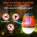 Boundery Bug Zapper Light Bulb - Fast Mosquito Elimination | USB Rechargeable IPX6 Waterproof LED Zapper | Portable with 4 Light Modes - Buy Online on SooperMarket.com
