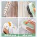 2 in 1 Multifunction Cleaning Brush Liquid Filled Laundry Brush Cleaning Brush with Soap Dispenser for Washing Clothes Shoes Suitable for Home Cleaning (White+Green) - Buy Online on SooperMarket.com