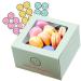 LOOPIC 40PCS 4x4x2.5inch Smiley Bakery Boxes with Window, Pastry Boxes, Baking Boxes, Takeout Container for Cupcakes, Donuts, Cookies, Chocolate Strawberries, Muffins, Candy, Pie (Mint)