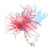 Gogogmee Flower Hairpin Flower Hairclip Sea Star Hair Pins Plumeria Flower Hair Clips Mermaid Hair Clips for Beach Hair Clip Hair Accessories for Cute Hair Accessories Fabric