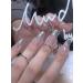 Gorvalin 3P Metallic Gel Nail Polish Set - 3D Gold, Silver, Rose Gold | UV Paint for Cyber Punk & French Acrylic Nail Art - Buy Online on SooperMarket.com